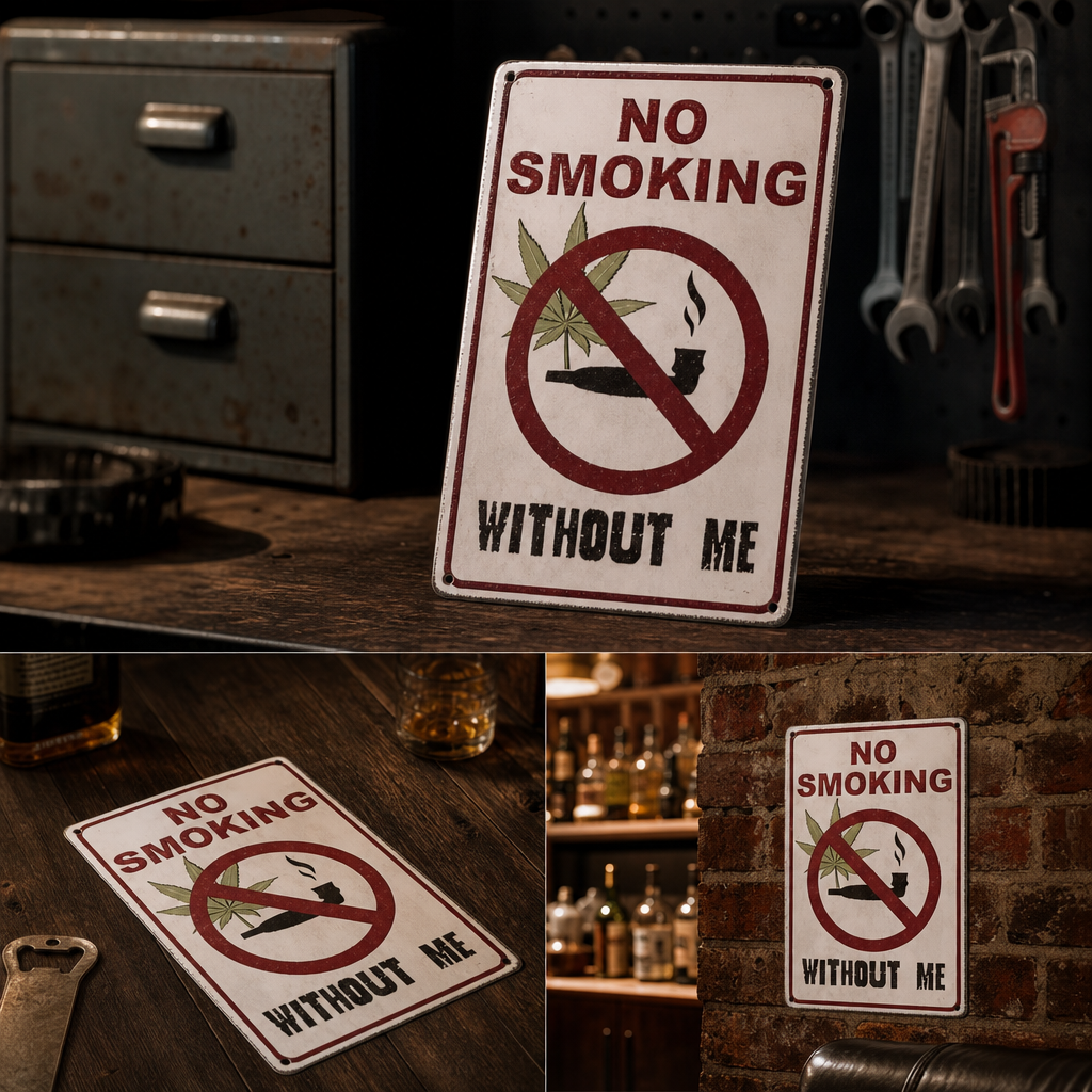Vintage distressed retro sign detail